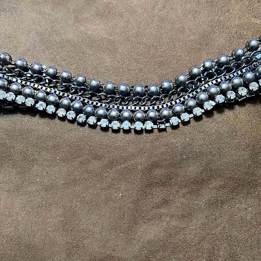 Ladies’ Silver/Gray Choker